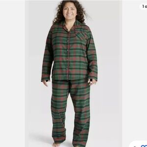 Magnolia Hearth & Hand plaid flannel matching pajamas